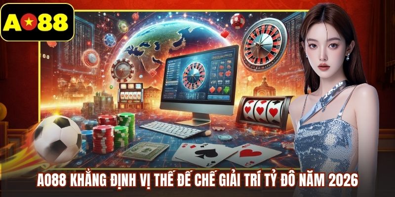 AO88 khẳng định vị thế đế chế giải trí tỷ đô năm 2026