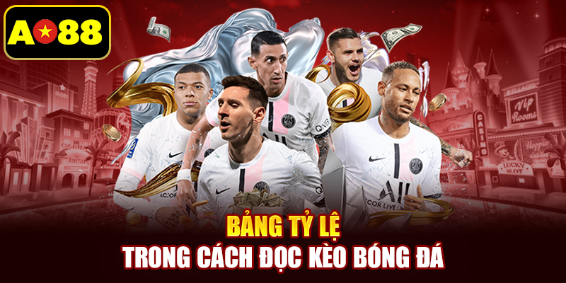 Bảng tỷ lệ trong cách đọc kèo bóng đá