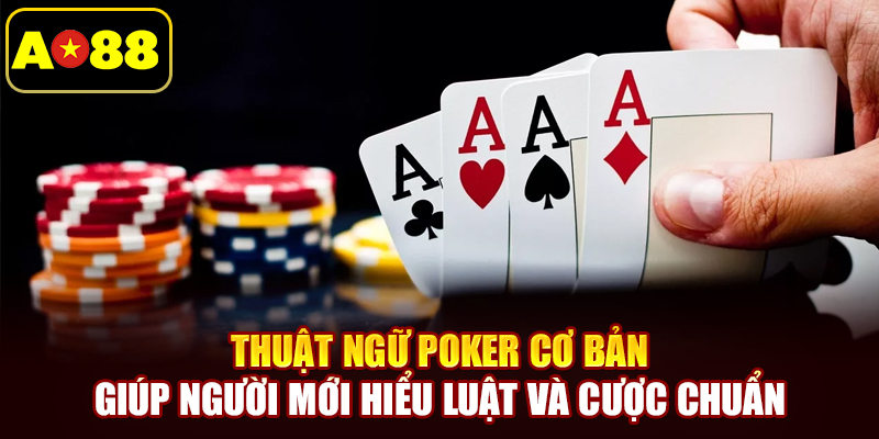 Thuật ngữ poker cơ bản giúp người mới hiểu luật và cược chuẩn